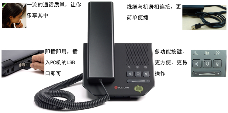 polycom cx200细节